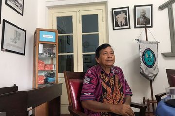 Boy Loen, tokoh keturunan Belanda Depok sekaligus Ketua Bidang Sejarah Kepengurusan Yayasan Lembaga Cornelis Chastelein.