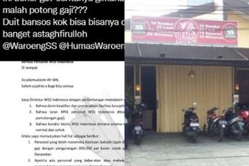 Pemilik Waroeng SS potong gaji karyawan penerima BSU.