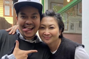 Besuk Indra Bekti, Indy Barends pilih nunggu di luar