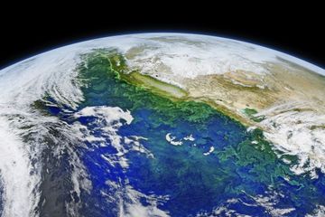 Bumi punya beberapa lapisan luar yang disebut atmosfer.