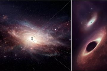 Dua Black Hole Saat Ini Sedang Memakan Galaksi, Bagaimana Nasib Bumi?
