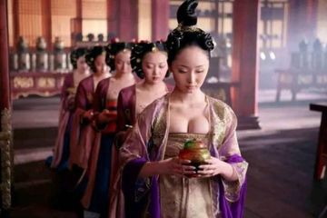 Ilustrasi harem kekaisaran China.