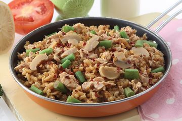 Mudah Dibuat Dan Rasanya Enak, Resep Nasi Goreng Tuna Cabai Kering Cocok Untuk Menu Sarapan Hari Ini