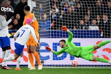 Pertandingan times Prancis vs Belanda di kualifikasi Euro 2024.