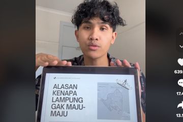 TikToker Bima Yudho Saputro atau dikenal dengan Awbimax Reborn viral setelah mengkritik Lampung.