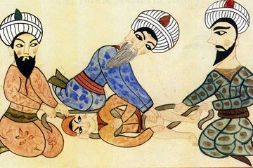 Ilustrasi eksperimen kesehatan di Kekaisaran Ottoman. Inokulasi adalah metode yang menginspirasi vaksinasi Barat. Dari mana pengetahuan ini didapat oleh orang Ottoman?