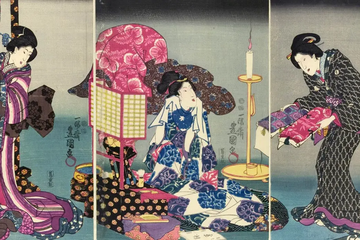 Cetakan blok kayu oleh Utagawa Kunisada, 1847 - 1852, 