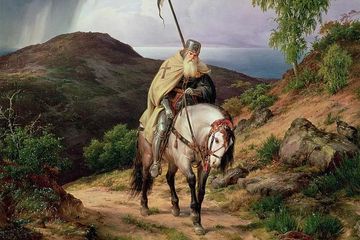 Kembalinya Tentara Salib oleh Karl Friedrich Lessing, 1808&ndash;1880 M. Sejarah Perang Salib terus bergulir dan menyebar ke seluruh Eropa. 