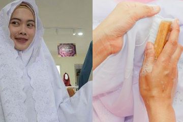 Buat Apa Beli Baru? Mukena Menguning Bisa Kembali Putih Cukup Dicuci dan Dijemur Pakai Trik ini