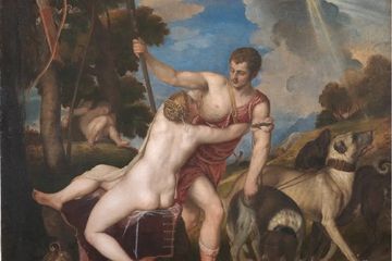 Kisah cinta Aphrodite dan Adoni di mitologi Yunani kuno.
