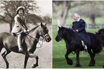 Intip potret Ratu Elizabeth II saat berkuda