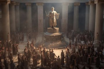 Serapis adalah dewa perpaduan agama Yunani dan Mesir kuno. Memiliki kultus pemujaan, namun berakhir akibat munculnya agama Kristen pada abad ke-4 M.