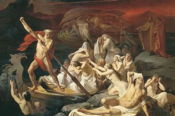Mitologi Yunani juga mengenal konsep yang mirip surga dan neraka dalam agama samawi.