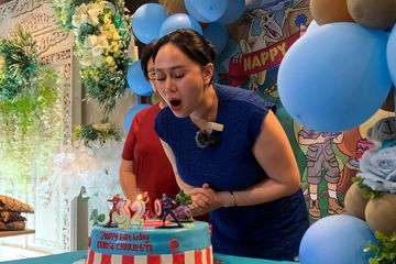 Selebgram Denise Chariesta menggelar pesta ulang tahun yang ke 32 tahun pada hari Senin (11/9/2023).