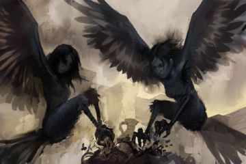 Ilustrasi Keres dalam mitologi Yunani.