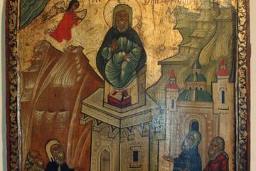 Salah satu Stylites, Pertapa Paling Ekstrem di Era Kekaisaran Bizantium adalah St. Simeon Stylites.