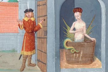  Roman de Melusine, dalam syair Prancis Abad Pertengahan.