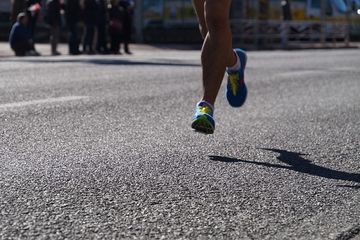 Ilustrasi lari maraton