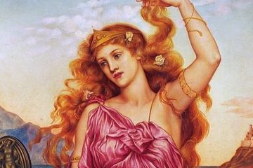 Helen dijadikan kambing hitam dalam perang troya mitologi Yunani yang berlangsung 10 tahun.