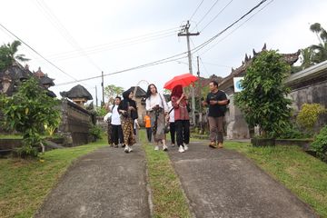 Suasana di Delodsema Village di Desa Taro.