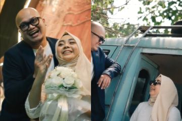 Momen pernikahan sederhana pasangan yang viral di TikTok