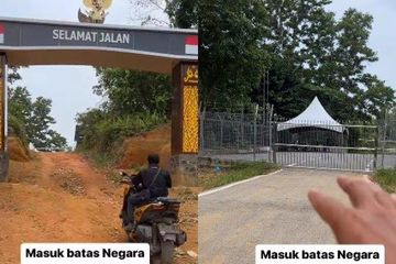 Daerah perbatasan antara Kalimantan Barat (Indonesia) dan Sarawak (Malaysia).