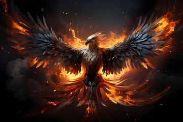 Penggambaran phoenix menggunakan kecerdasan buatan. Apa arti sebenarnya dari burung phoenix yang selalu terlahir kembali dari abu? Ungkap makna mendalam di balik simbol abadi ini.