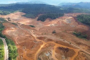 Salah satu area pertambangan nikel di Sulawesi Tengah yang membuka wilayah hutan dan berdampak pada masyarakat sekitar.