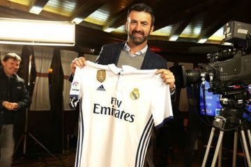 Mantan bek Italia, Christian Panucci, dalam sebuah acara di kota Madrid pada Selasa (14/2/2017)