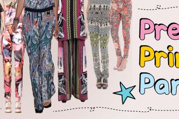 Pretty Printed Pants