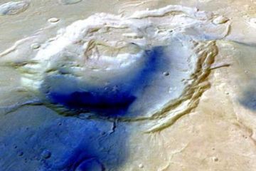 Kawah di Mars Ini Dulunya Gunung Api Super