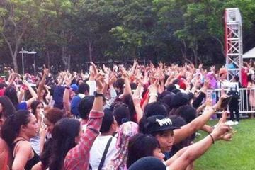 Pesan Media Sosial dari Victoria Park