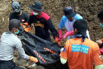 BNPB: 16 Jenazah Korban Longsor Banjarnegara Berhasil Diidentifikasi