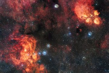 Foto Spektakuler Nebula Cakar Kucing dan Nebula Lobster Dirilis