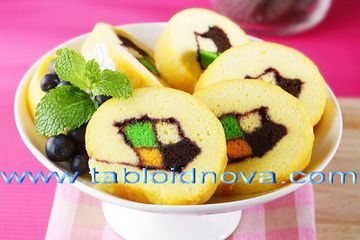 Roll Kombinasi Blueberry