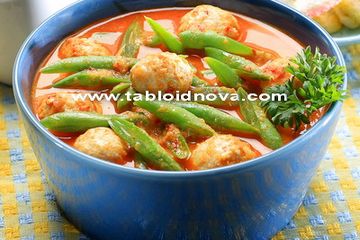 Gulai Buncis Bakso Udang