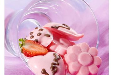 Permen Cokelat Selai Stroberi
