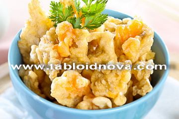 Jamur Goreng Telur Asin