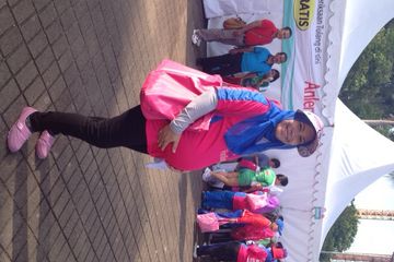 Hamil 8 Bulan Tak Halangi Nana Ikuti Fun Walk