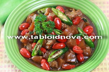 Tumis Kikil Kulit Melinjo