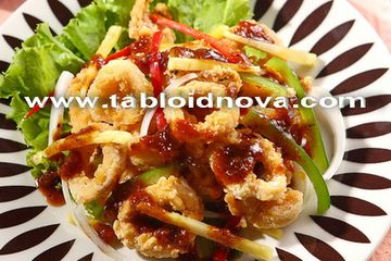 Cumi Goreng Saus Mangga