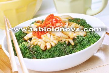 Cumi Brokoli Saus Tiram
