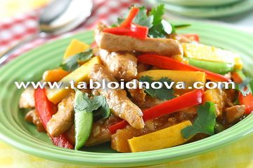 Tumis Ayam Labu
