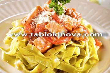 Salmon Pasta Hijau
