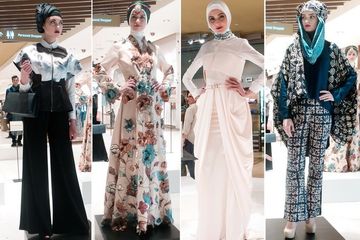 Busana santun untuk Lebaran tak harus berupa gamis, kaftan, atau abaya.