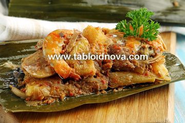 Pepes Udang Sambal Nanas