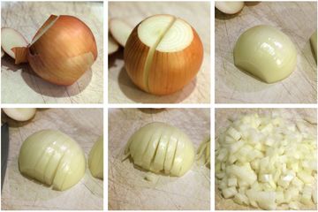 Cara Mencincang Bawang Bombai