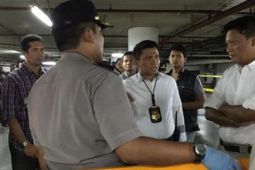 Direskrimum Polda Metro Jaya Kombes Krishna Murti di TKP pembunuhan petugas parkir, Asep Suryadi, Mal Senayan City