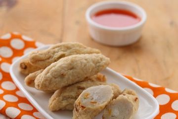OTAK-OTAK GORENG TELUR ASIN.
