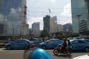 Unjuk Rasa Sopir Angkutan Umum, Jalanan Macet Parah